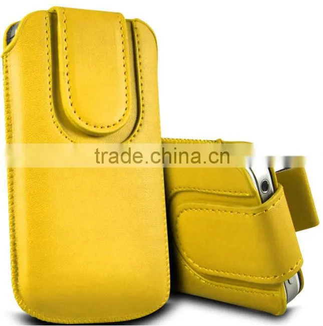 manet pull tab leather pouch