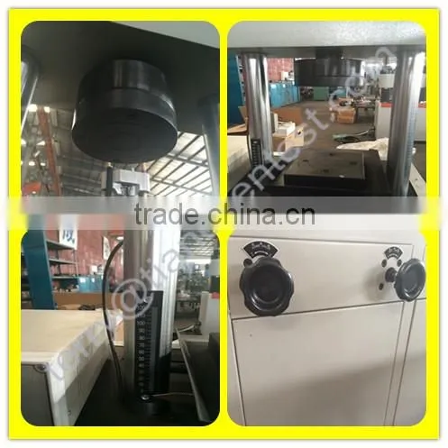 YES-300 Digital Display Type Hydraulic Pressure Testing Machine building material used