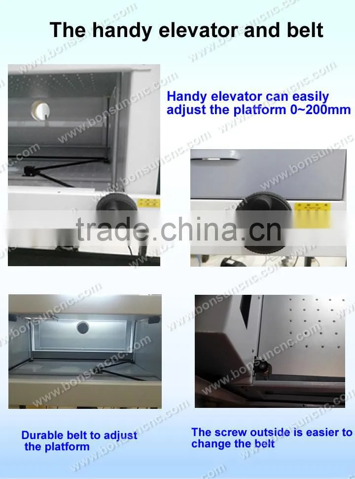 2015 hot sale high precision BS 4060 3d crystal laser engraving machine price is good