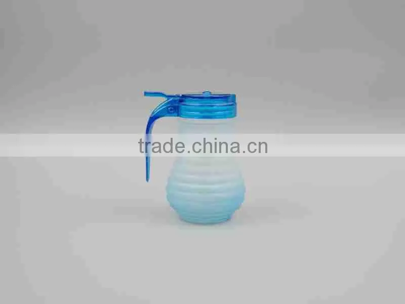 colored glass oil bottle