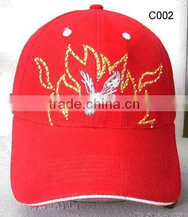 patent fiber optic LED flashing light caps and hats