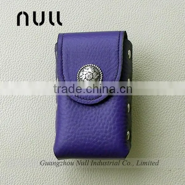 wholesale genuine leather tourist souvenir cigarette case