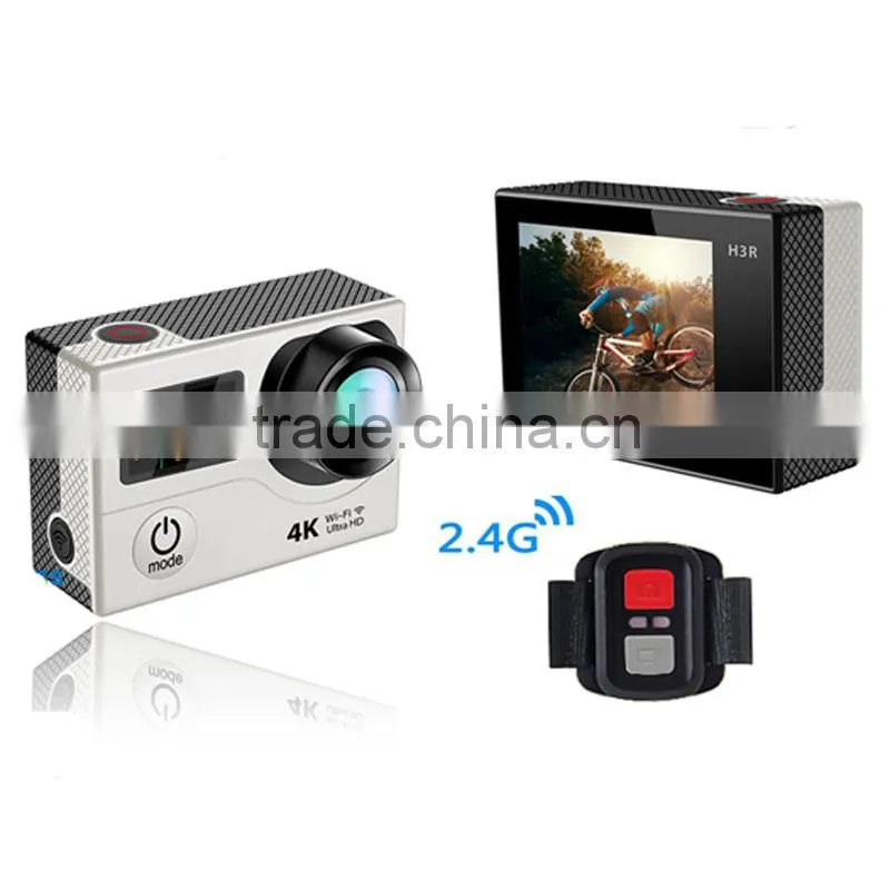 Ultra HD 4K Sports Action Camera 2.0 LCD 1080p 60fps H.264 Waterproof Wifi helmet camera recorder