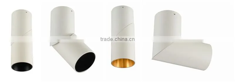 23w adjustable cob led surface mounted downlight