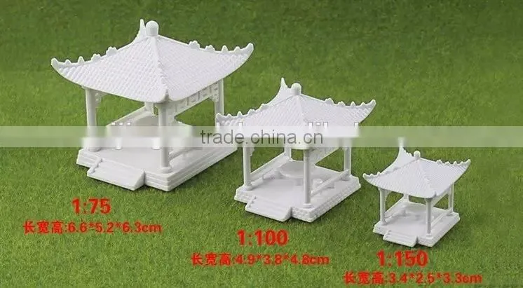 scale model buidlingsin articial crafits park model