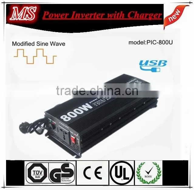 800W power inverter with charger with ups functions