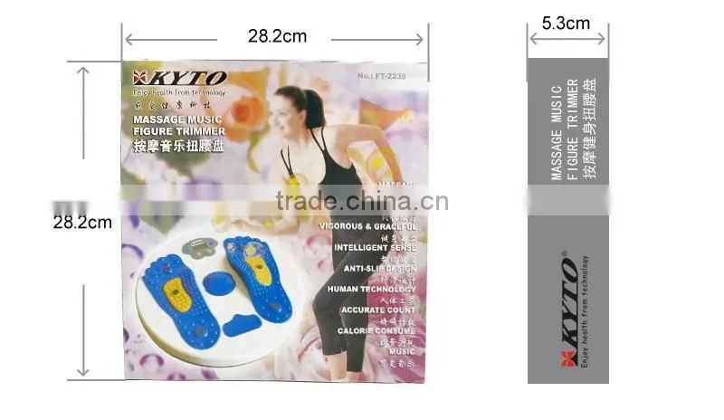 KYTO factory outlet magnetic fitness wave disco waist figure trimmer