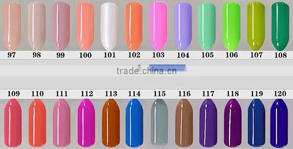 Stock offer 168colors nail UV/LED gel polish soak off gel polish