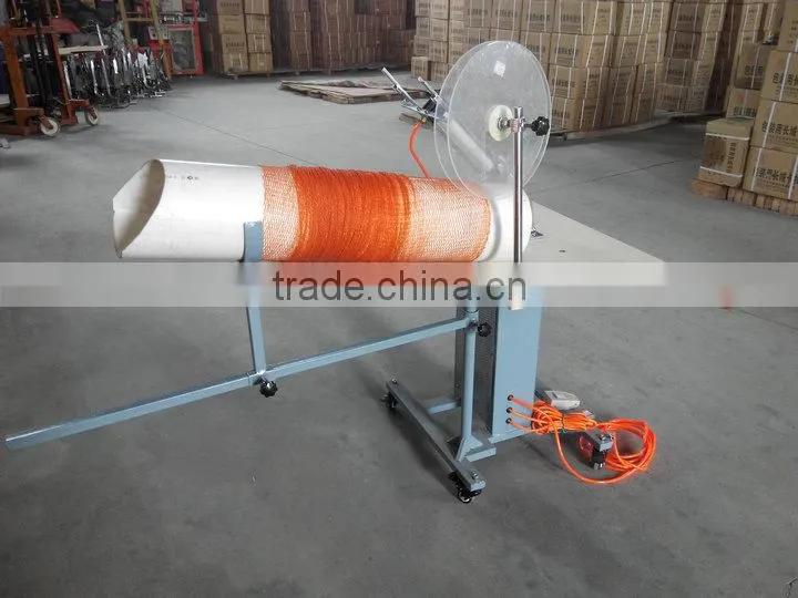 Pneumatic clipper sealing machine to seal the food,sausage or apple or garlic