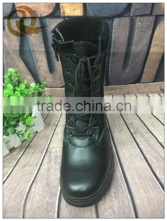 Wholesale top quality slip resistant buffalo police tactical military boots