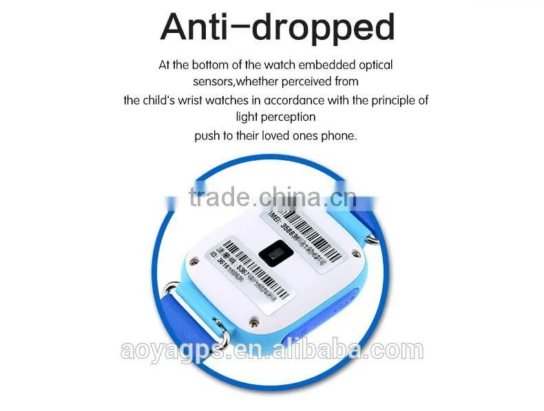 Multiple positioning kids GPS watch pedometer walking smart phone watch