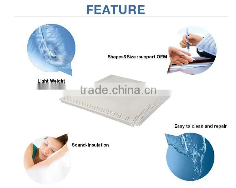 2016 Factory price Clip in Square aluminum for all kind of hardware and building materials