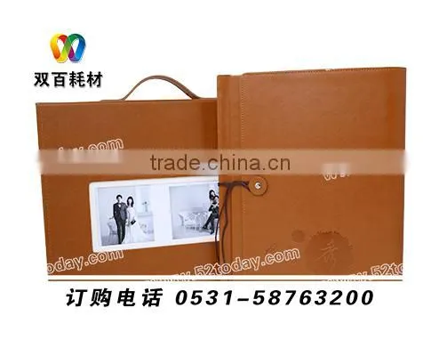 China professional manufacturer perfect binding photobook cover with window case