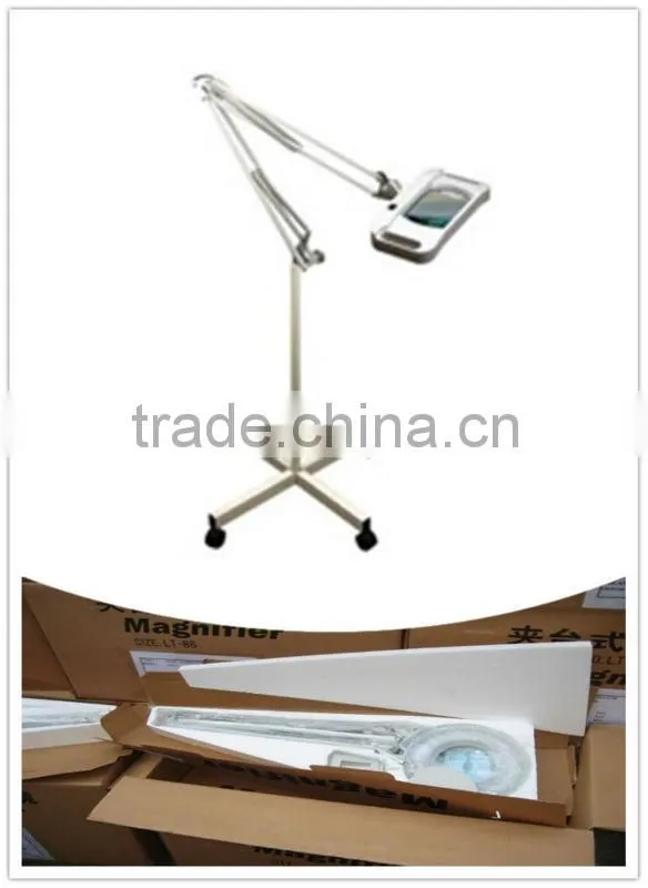 standing magnifying glass with light/desk magnifying glass with light