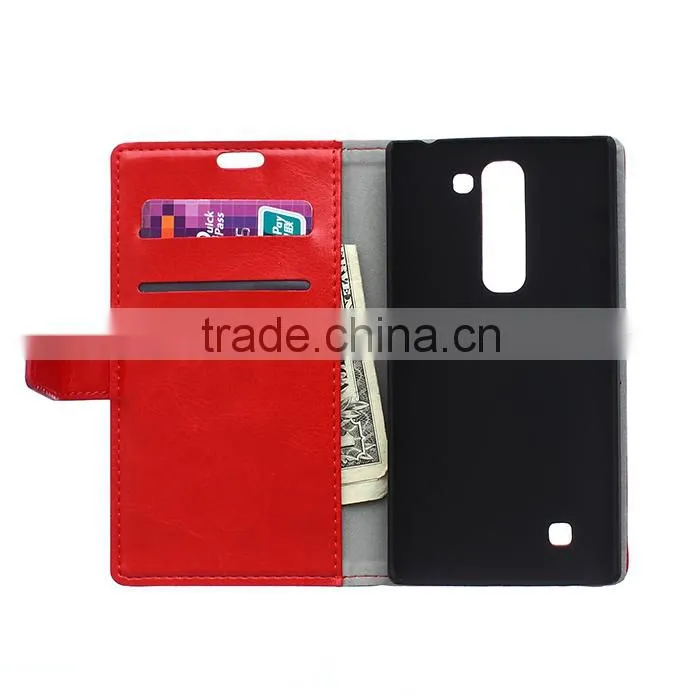 Wholesale Flip Cover Leather Case For LG AKA F520 ,For LG AKA F520 Book Cover Stand Case