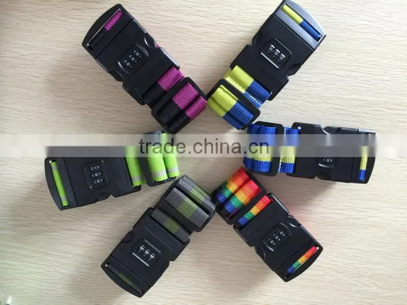 Travel Luggage Strap with combination lock