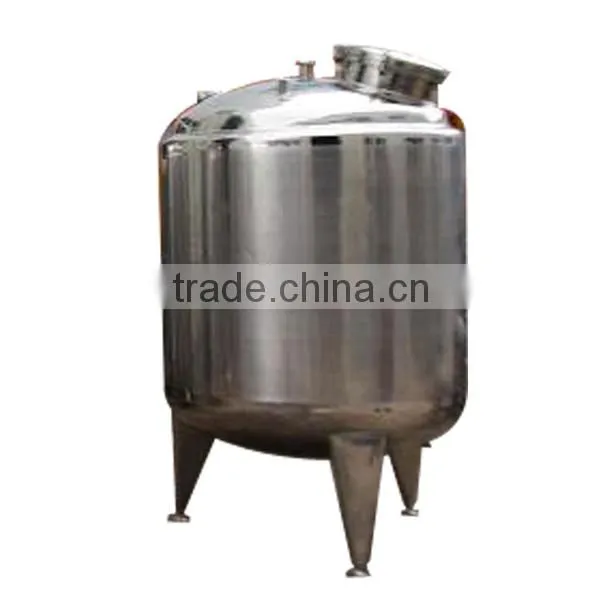 Sanitary food processing horizontal lpg storage tank