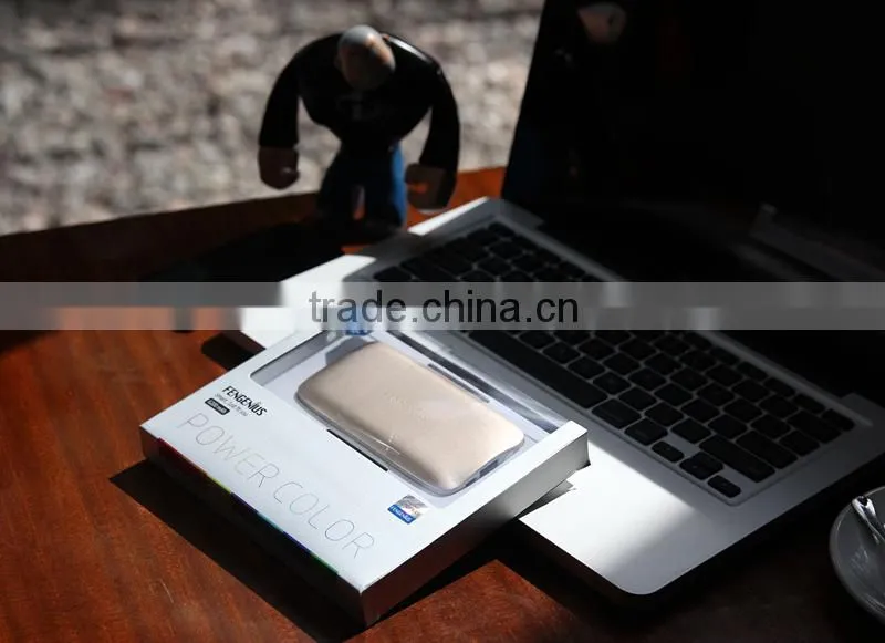 Colorful powerbank 6200mAh, Special design Fengenius portable mobile power Bank PC-60