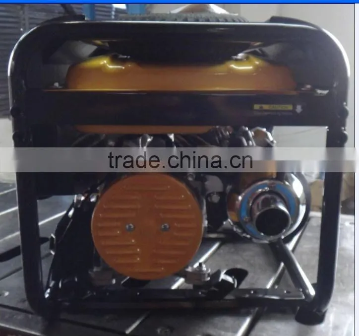 New Type ENGINE168F2.5kw Press type electric start-up Gasoline Generator with wheel