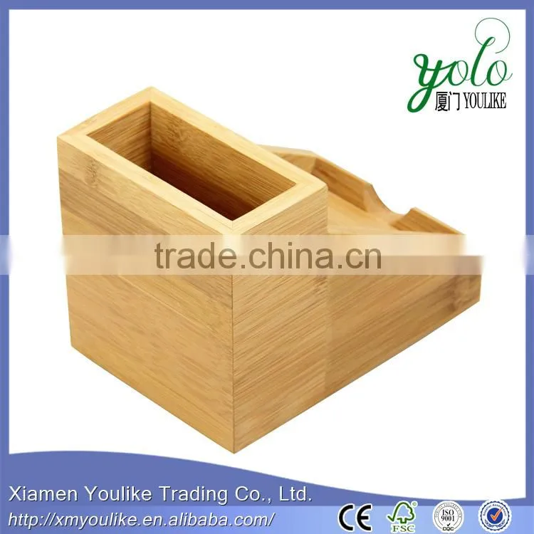 Made of Bamboo wood pencil holder Bamboo Pencil Holder
