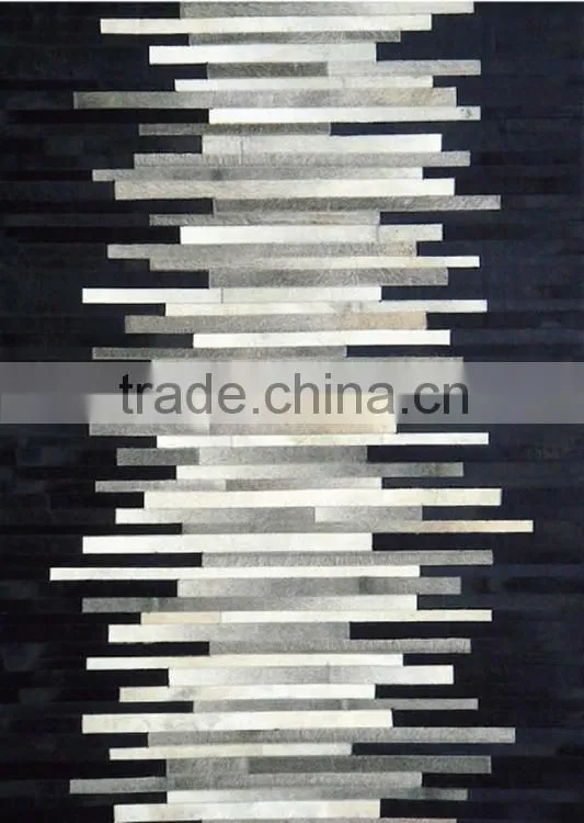 Luxury cowhide rug with high quality