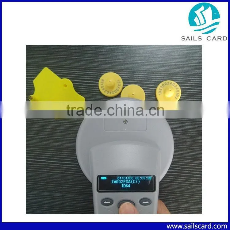 Sensitive Read rfid reader for livestock cattle ear tag