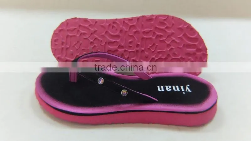 2016 lady soft rubber slipper