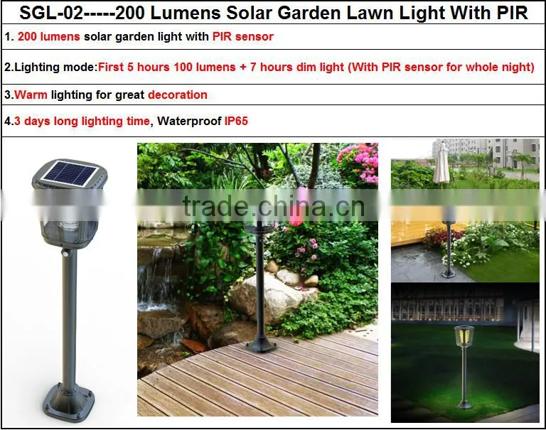 High Quality Cheap Standing Solar Lamp For Garden