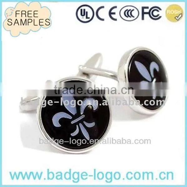 Folk Art Style Men's Personalized Cuff Link