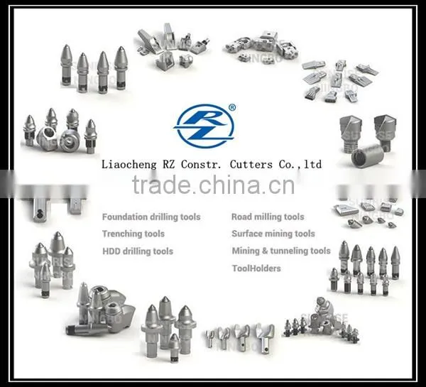 C30 series alloy steel trenching bits foundation drilling cutting tools construction cutter tools