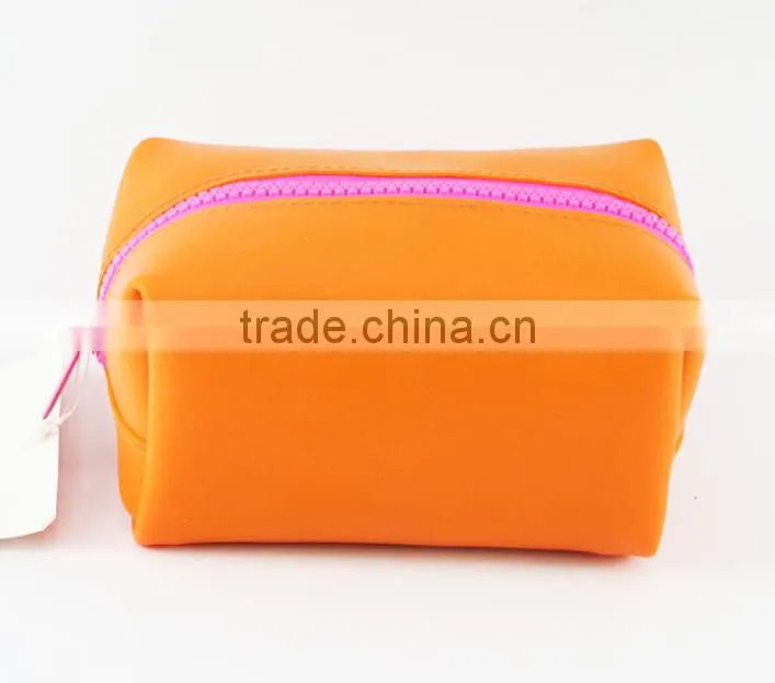 Factory directly silicone pencil bag OEM logo wholesale promotion gift