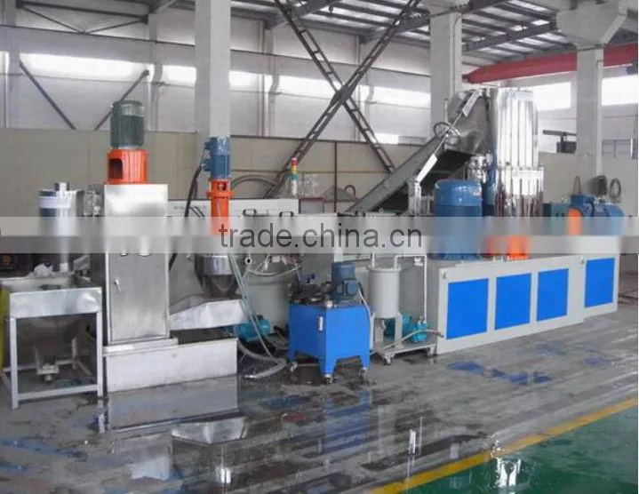plastic PP PE film pelletizing line