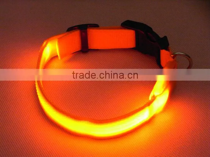 free shipping silicone led dog collar