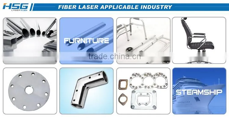 HSG Cnc Fiber Pipe Plate Laser Cutting Machine Price for 3 Meters Pipe