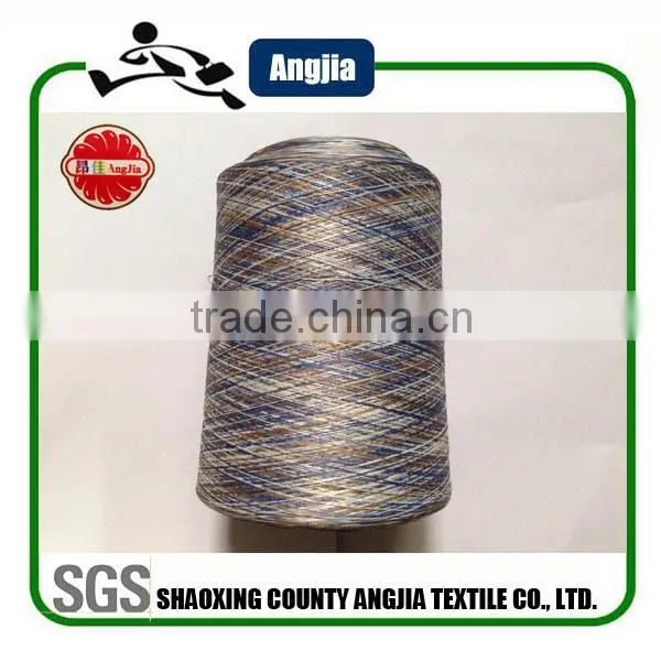 Environment friendly rayon embroidery thread space dyeing