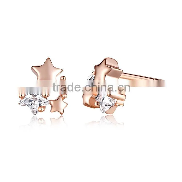 925 sterling silver jewellery star wholesale earrings