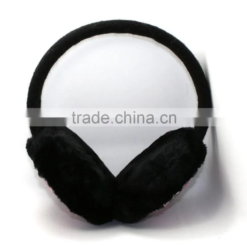 Best colorful headphone with sound clear earmuff headphone for winter