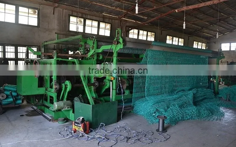 High Strength Orangen 5mm 3" HDPE bradied knotted netting for large scaled single ship bottom trawl net