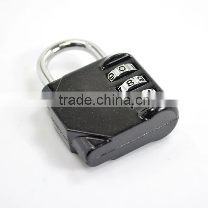 Trendy 3 Digital Combination Padlock/Lock Colorful Keyless Door Padlock Safe Lock