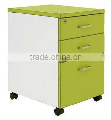 SUNRISE-TA040 2012 Hot-sale Modern color wood mobile file cabinet furniture