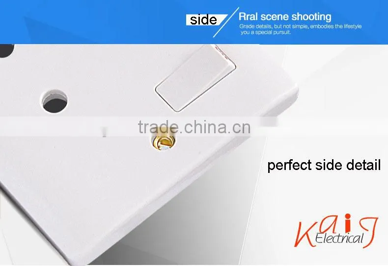 Gold 250V 13amp socket outlet with neon switched socket outlet
