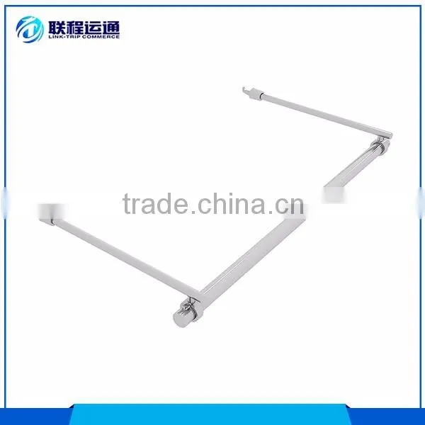 All types store display racks zinc metal bracket rail for clothing