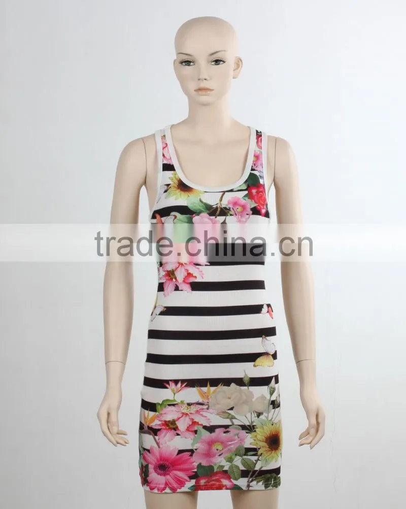 F5S15246 Fitness Printed Tank Tops for Women Manufacturer
