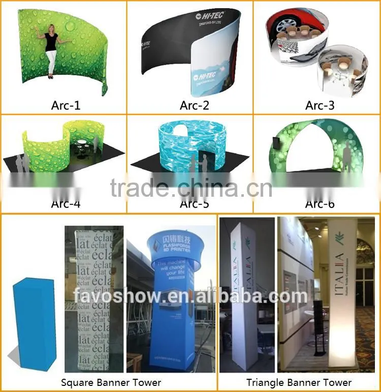 Flame Retardant Trade Show Stretch Polyester Table Cloth
