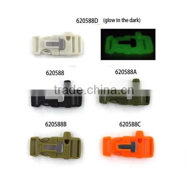 fire starter buckle with compass