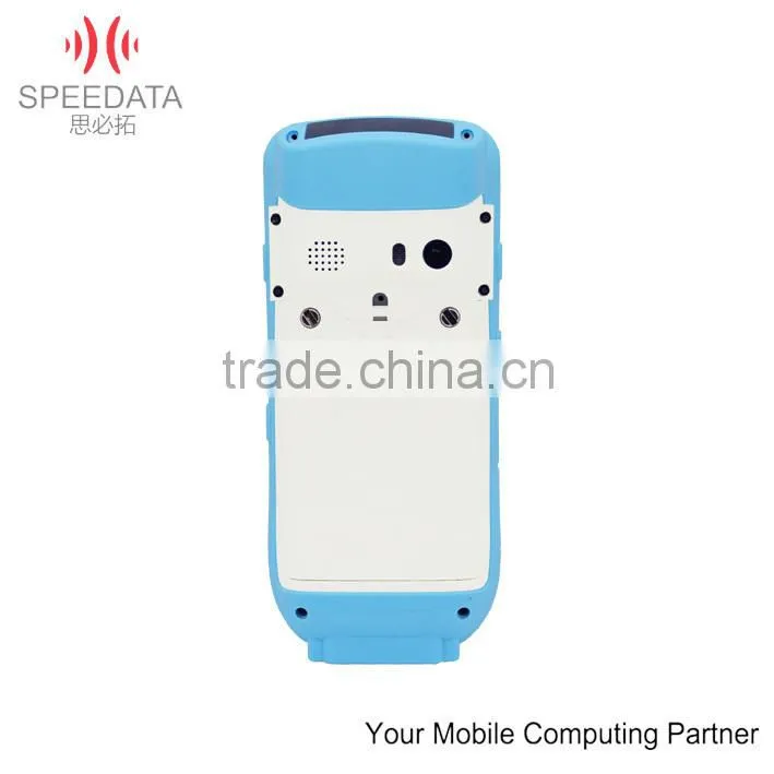 portable UHF RFID reader handheld bar code scanner writher with 4.5inch screen display
