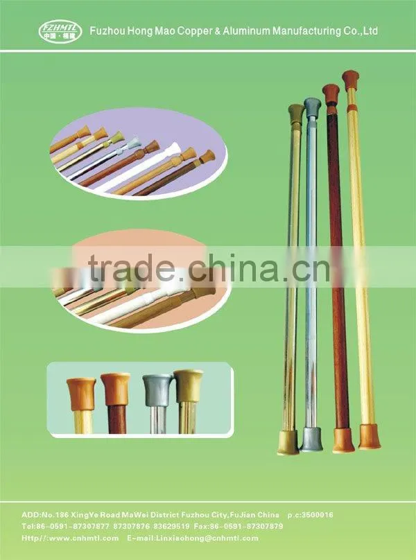 hardware products steel spring tension rod cafe rod
