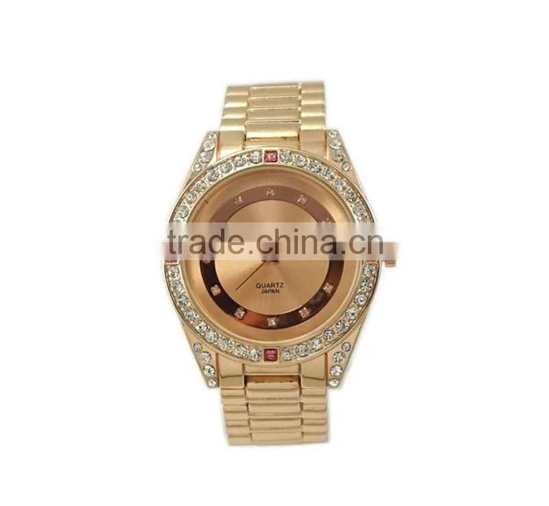 New models new look a ring on the dial design diamond alloy watches lady wristwatch
