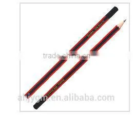 7'' With Eraser Sharpened Jumbo Triangle Wooden HB Pencil