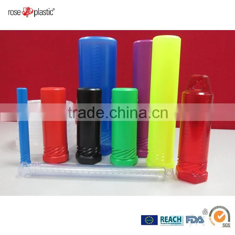 PP transparent PVC clear PE colorful plastic cigar packaging tubes Twist Pack DP